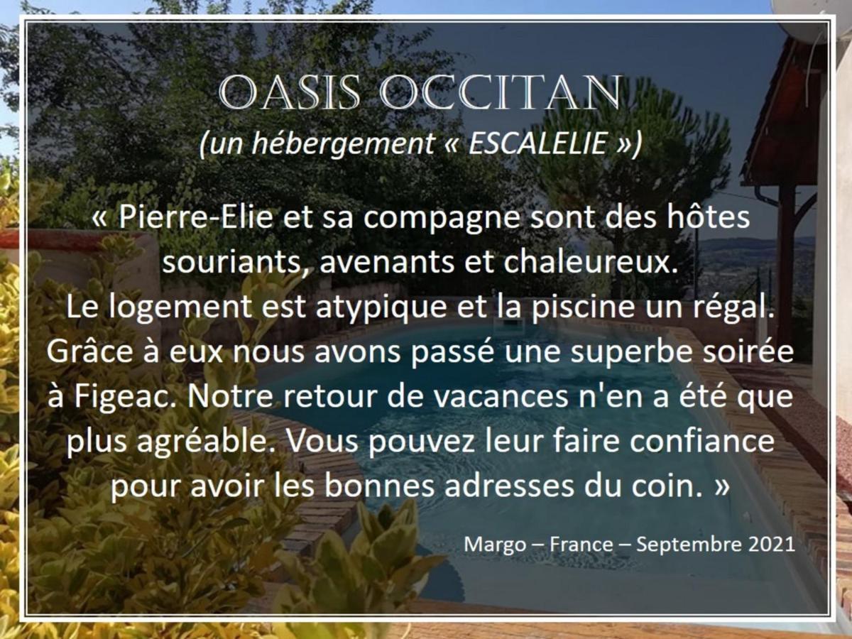 L'Oasis Occitan Villa Figeac Buitenkant foto