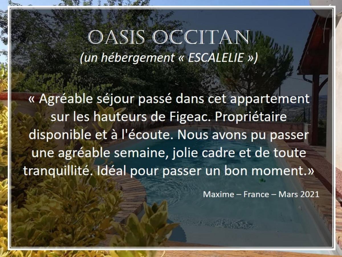 L'Oasis Occitan Villa Figeac Buitenkant foto